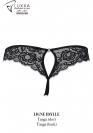 Luxxa Lenceria TANGA CON STRASS AZUL 4